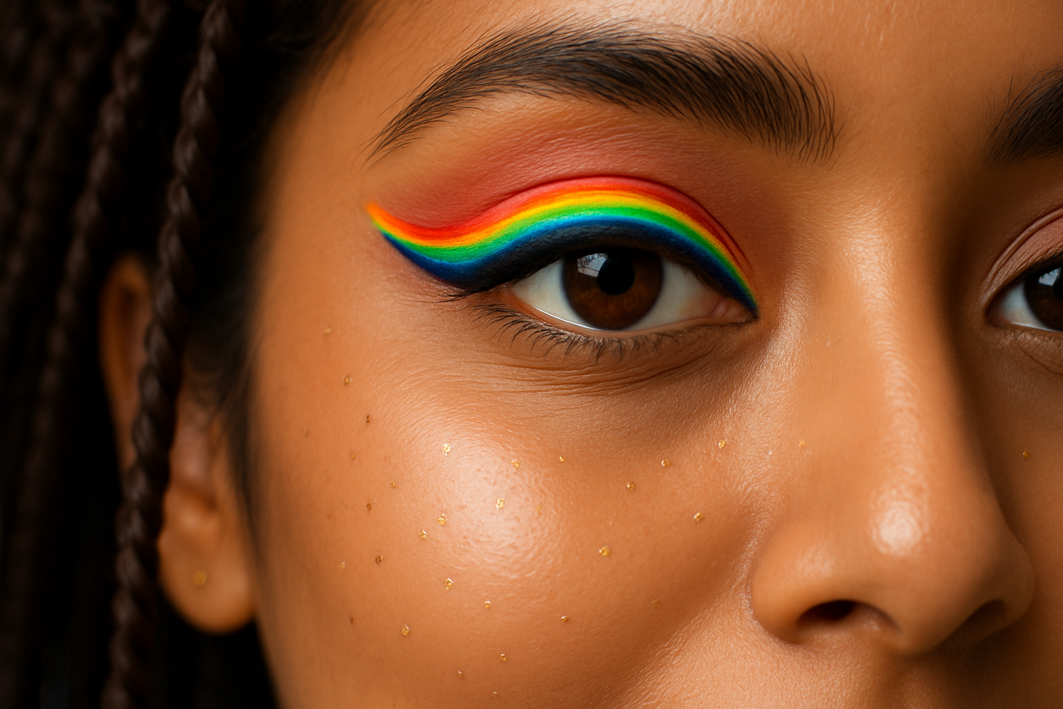 Rainbow Eye Makeup Tutorial for Pride Month – Colorful Eye Look