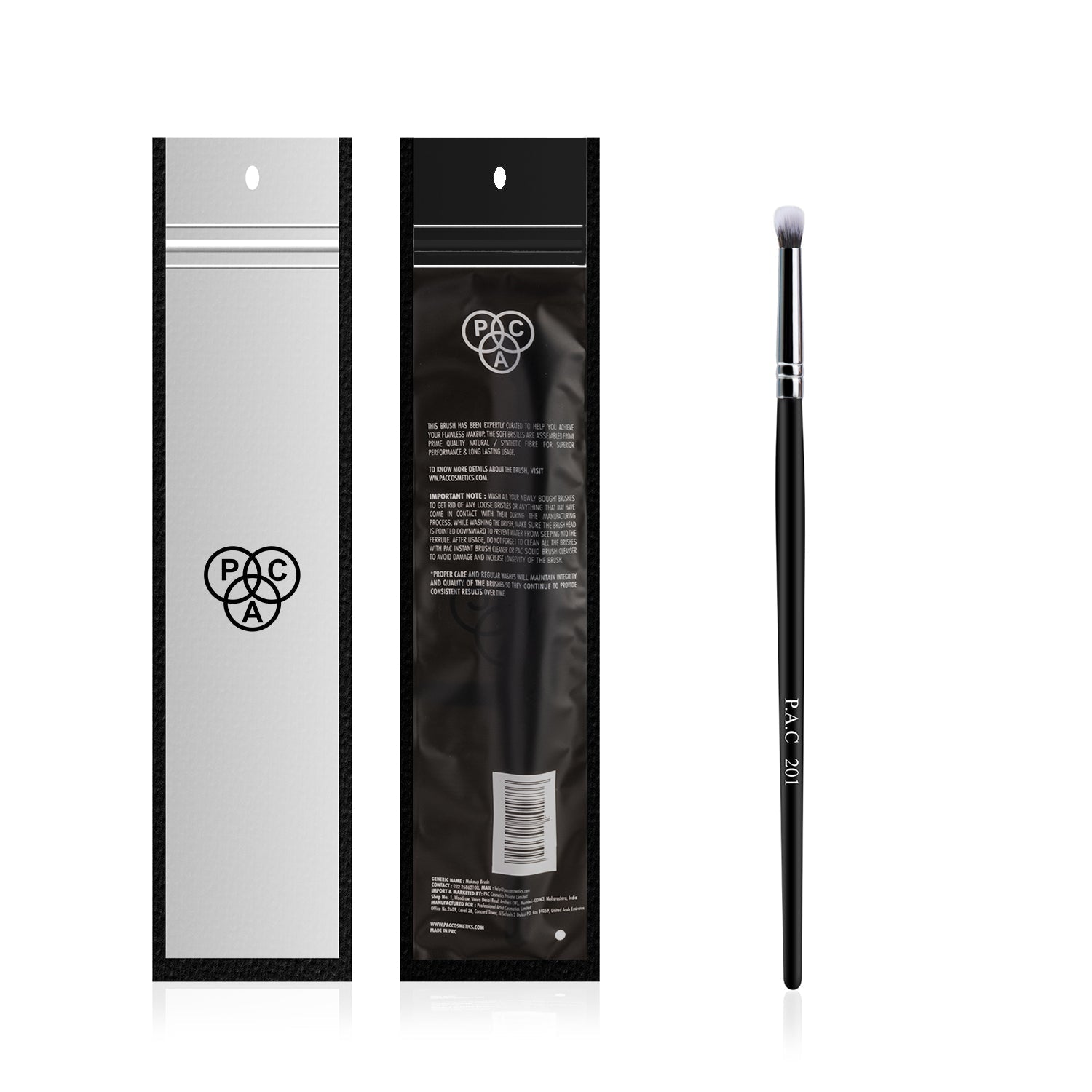 PAC Cosmetics Eyeshadow Blending Brush 201