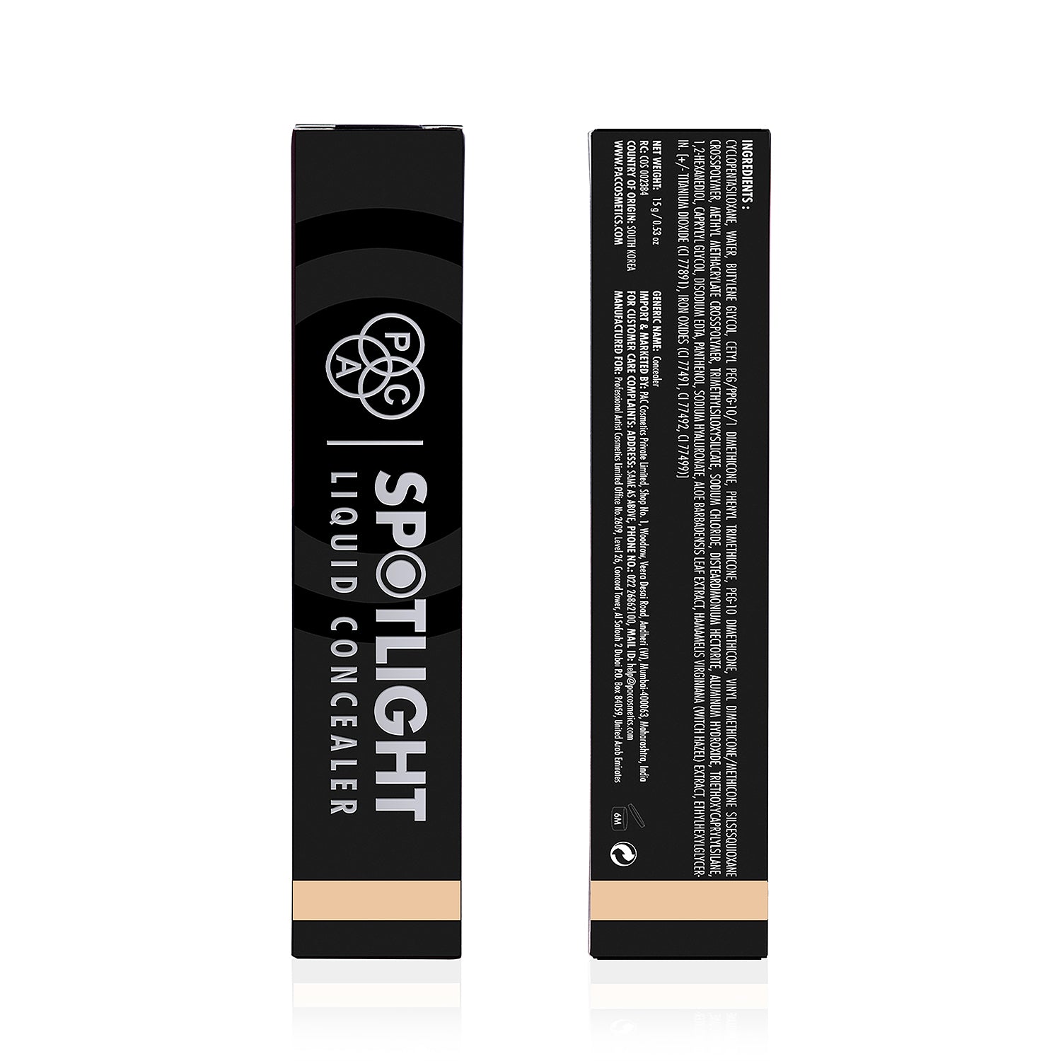 PAC Cosmetics Spotlight Liquid Concealer (15 gm) #Color_03 (Sand)