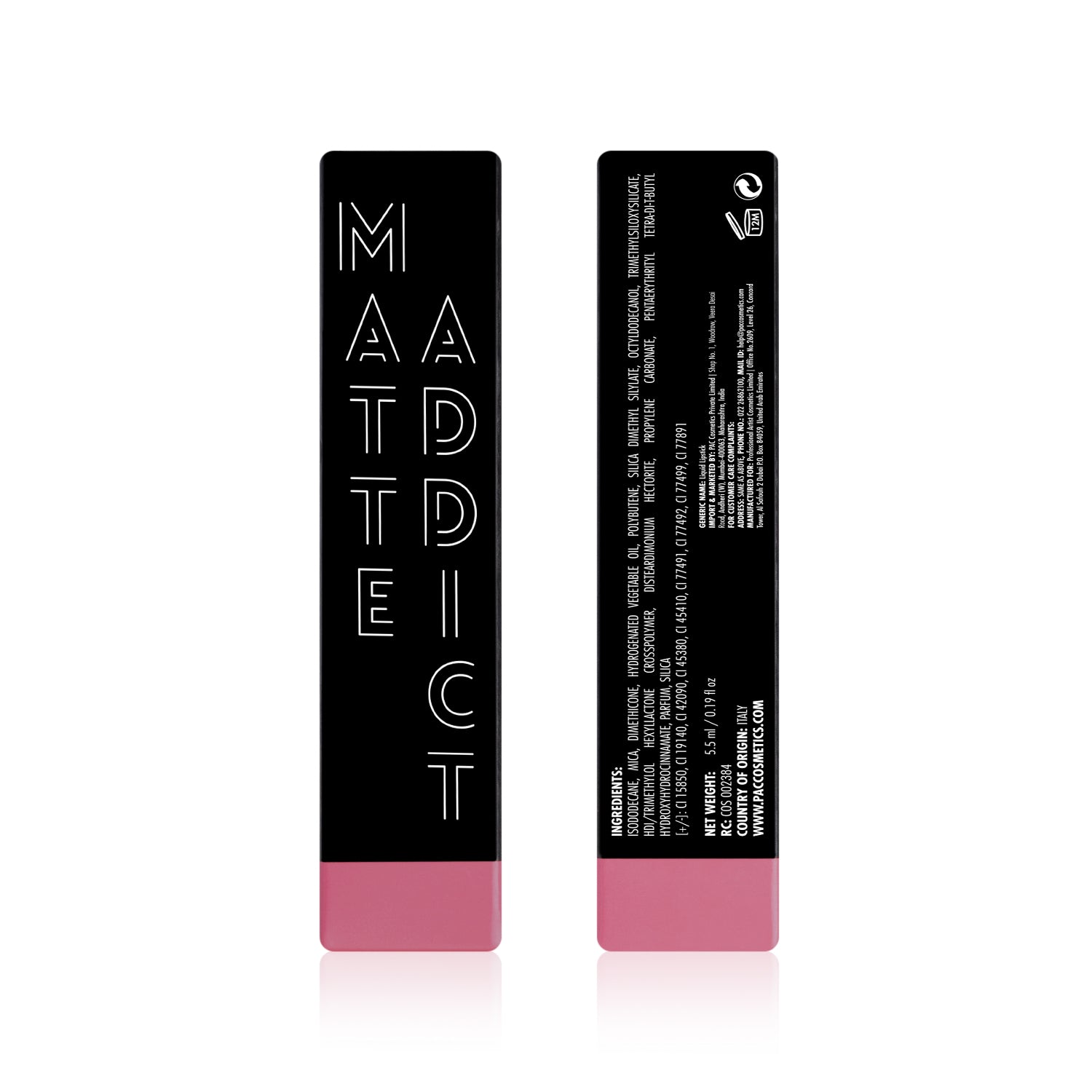 PAC Cosmetics Matte Addict #Size_5.5 ml+#Color_Pinch Of Posh