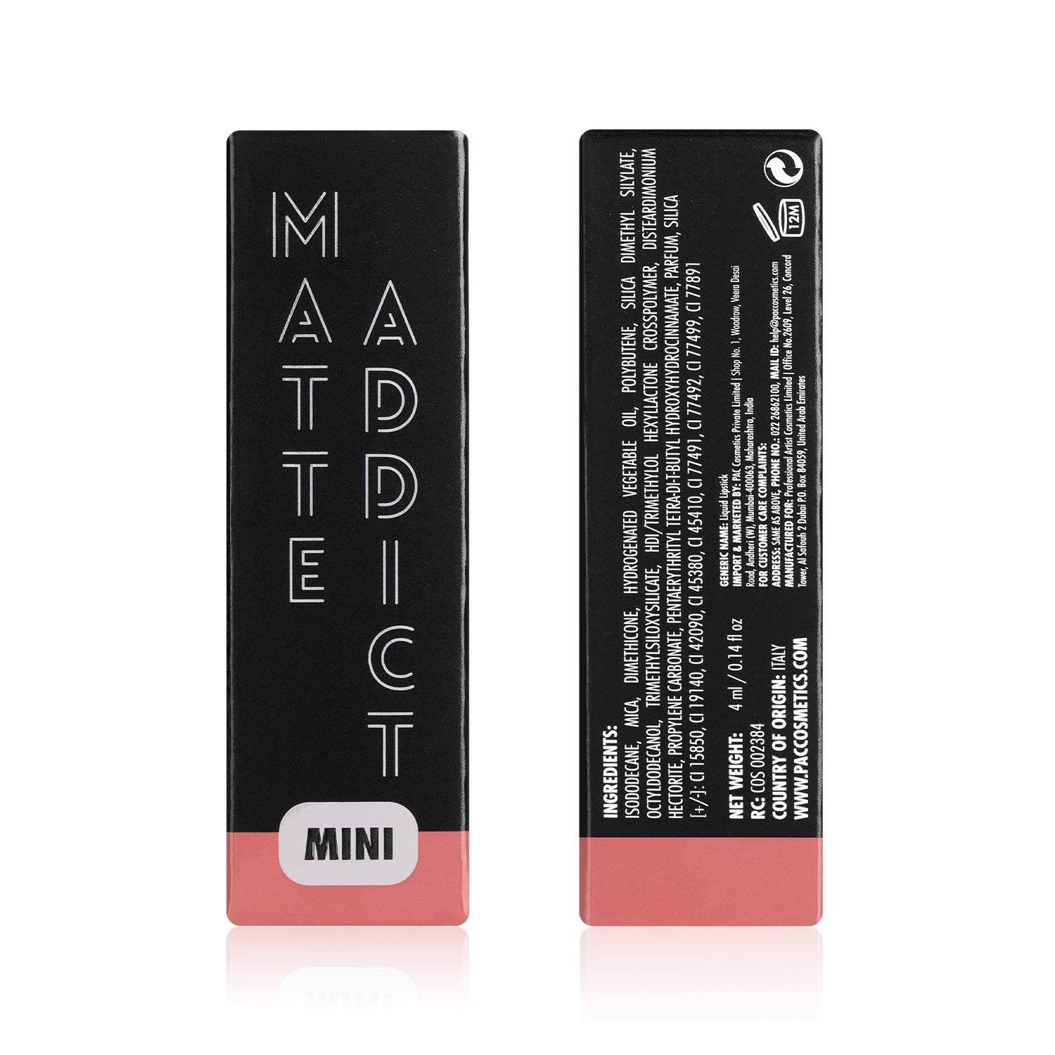 PAC Cosmetics Matte Addict #Size_4 ml+#Color_Nude Delight