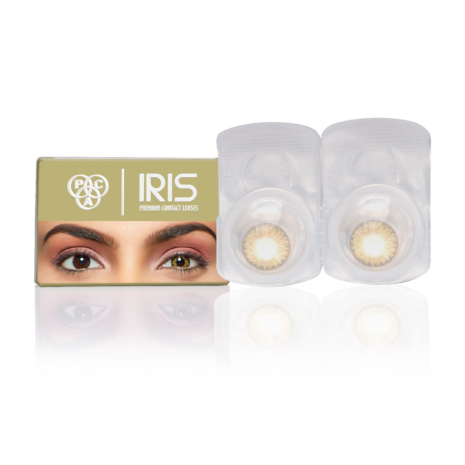 PAC Cosmetics IRIS Premium Contact Lenses (1 Pairs) #Color_Pure Hazel