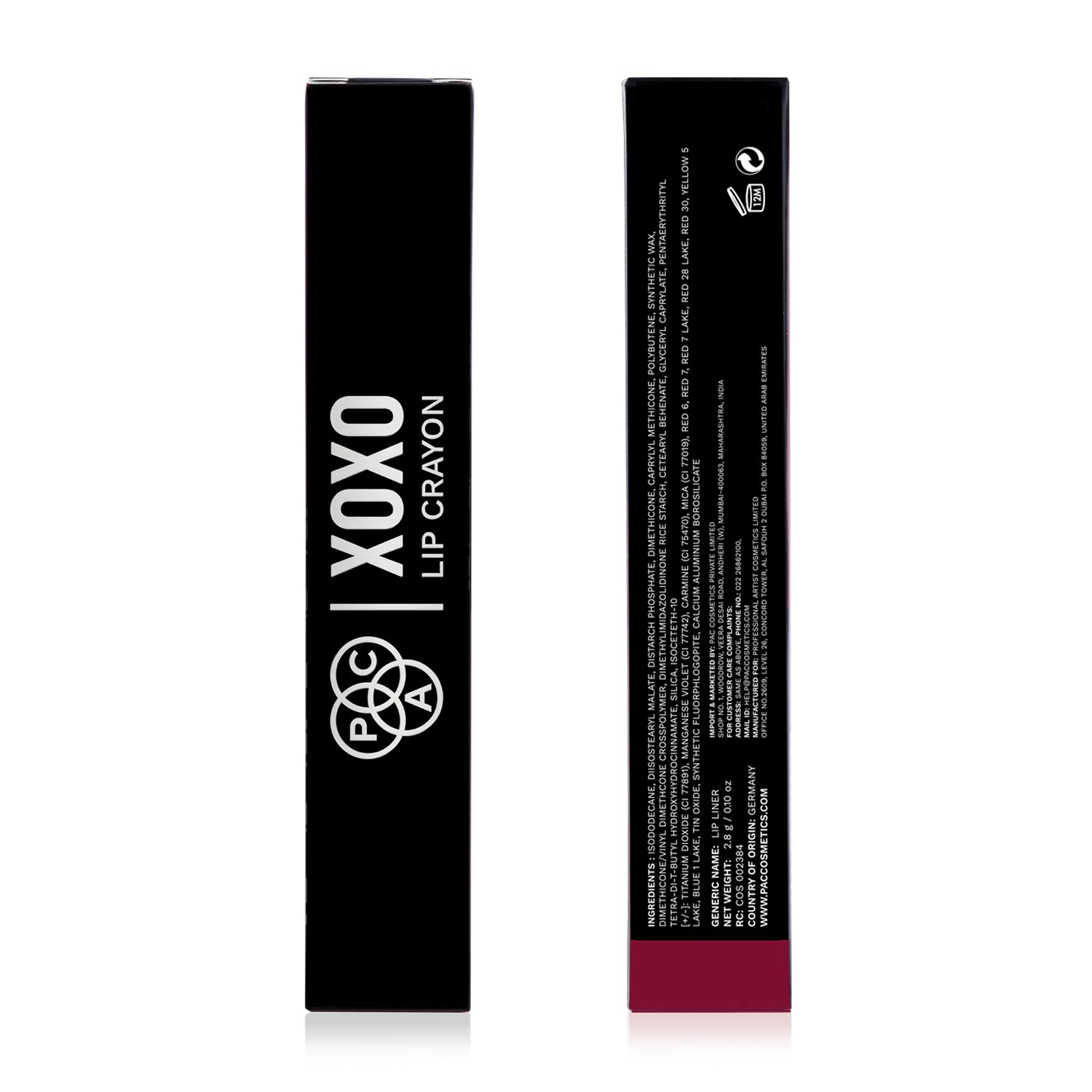 PAC Cosmetics XOXO Lip Crayon #Color_Queen of Hearts