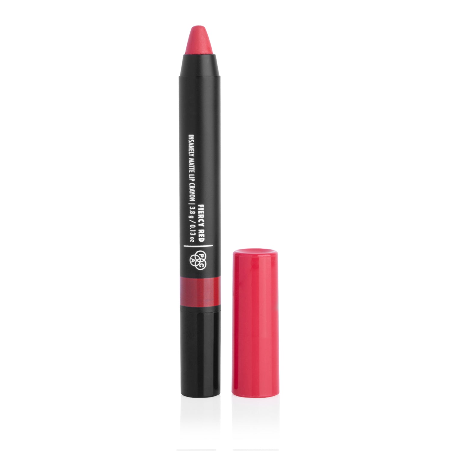 PAC Cosmetics Insanely Matte Lip Crayon (3.8 gm) #Color_Fiercy Red