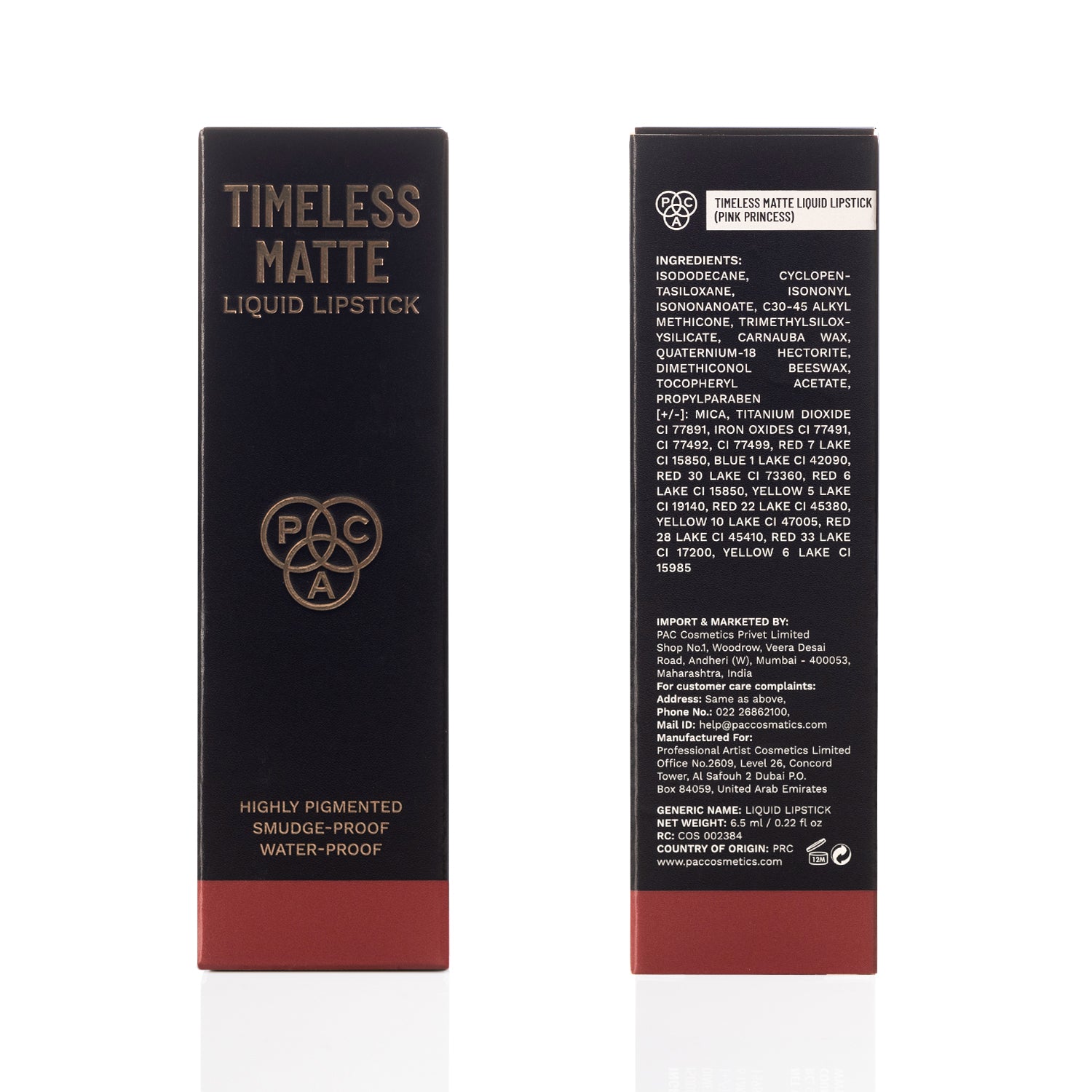 PAC Cosmetics Timeless Matte #Size_6.5 ml+#Color_Pink Princess