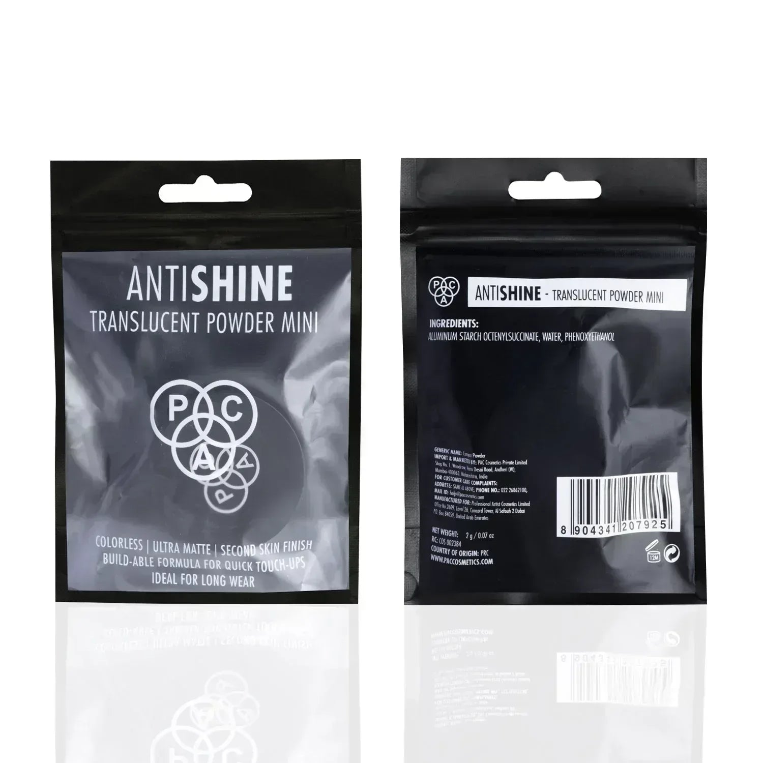 PAC Cosmetics Translucent Powder - (01 Anti-Shine) #Size_2 gm