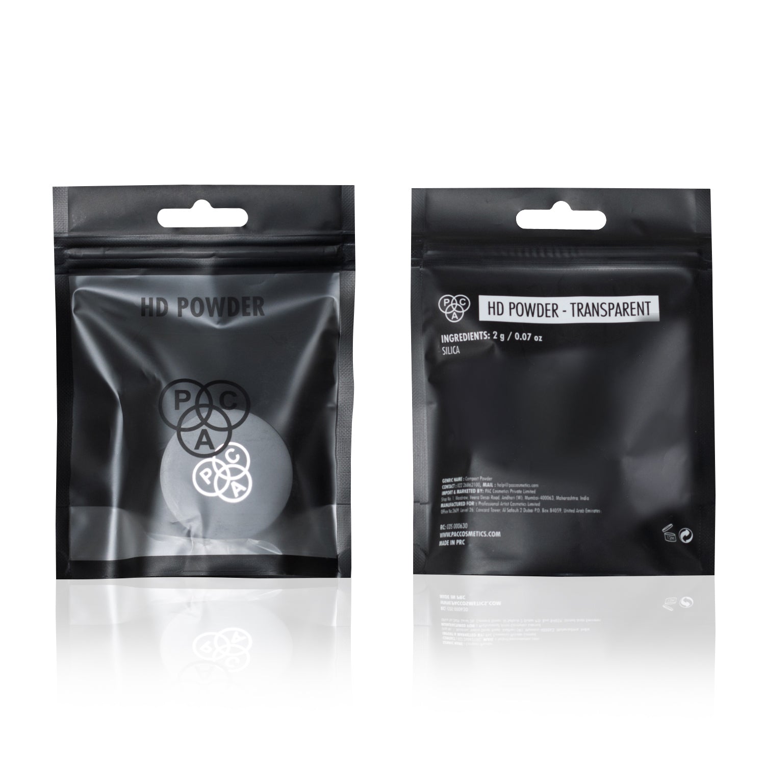PAC Cosmetics HD Powder #size_2 gm+#Color_Transparent
