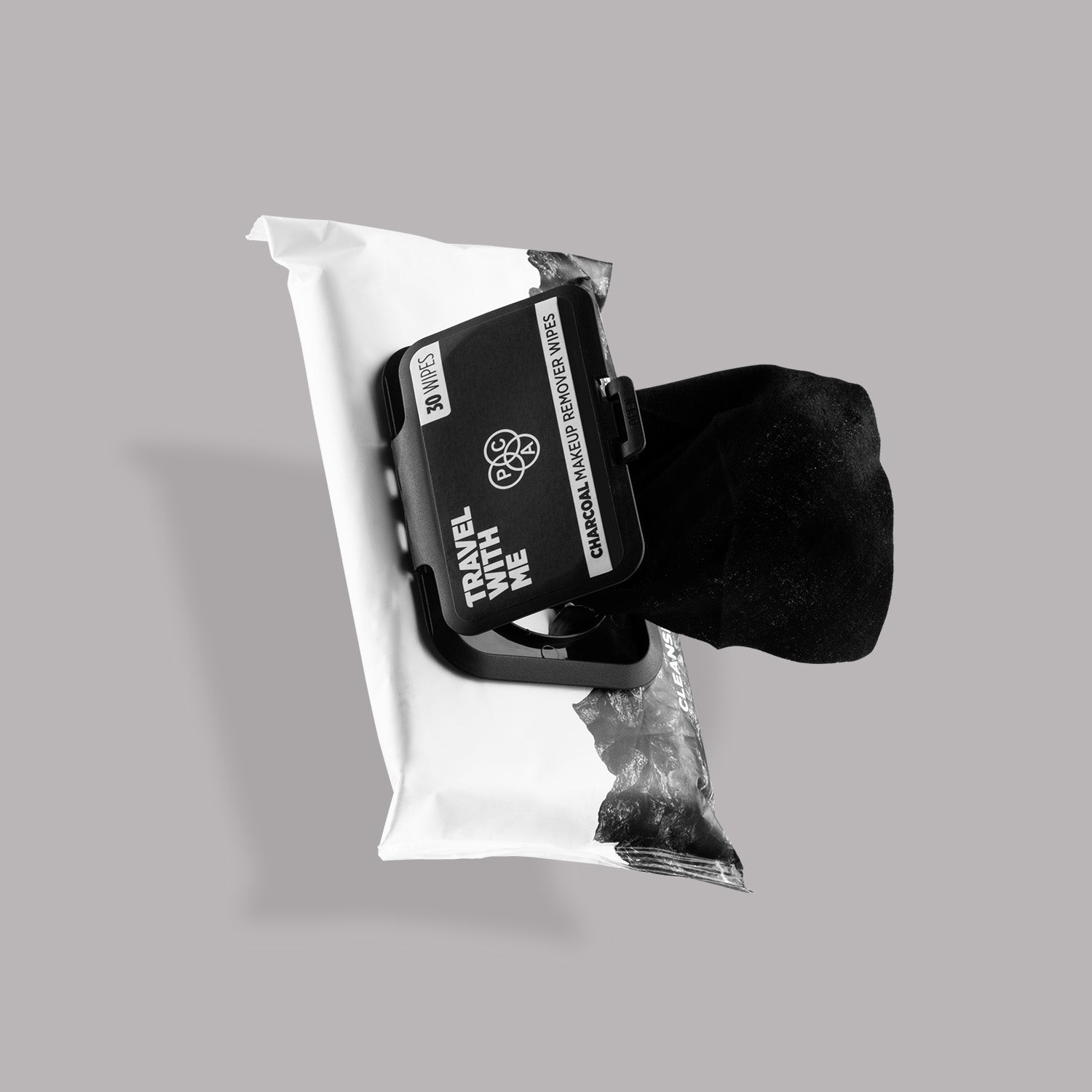 PAC Cosmetics Travel With Me Charcoal Wipes (30 N)