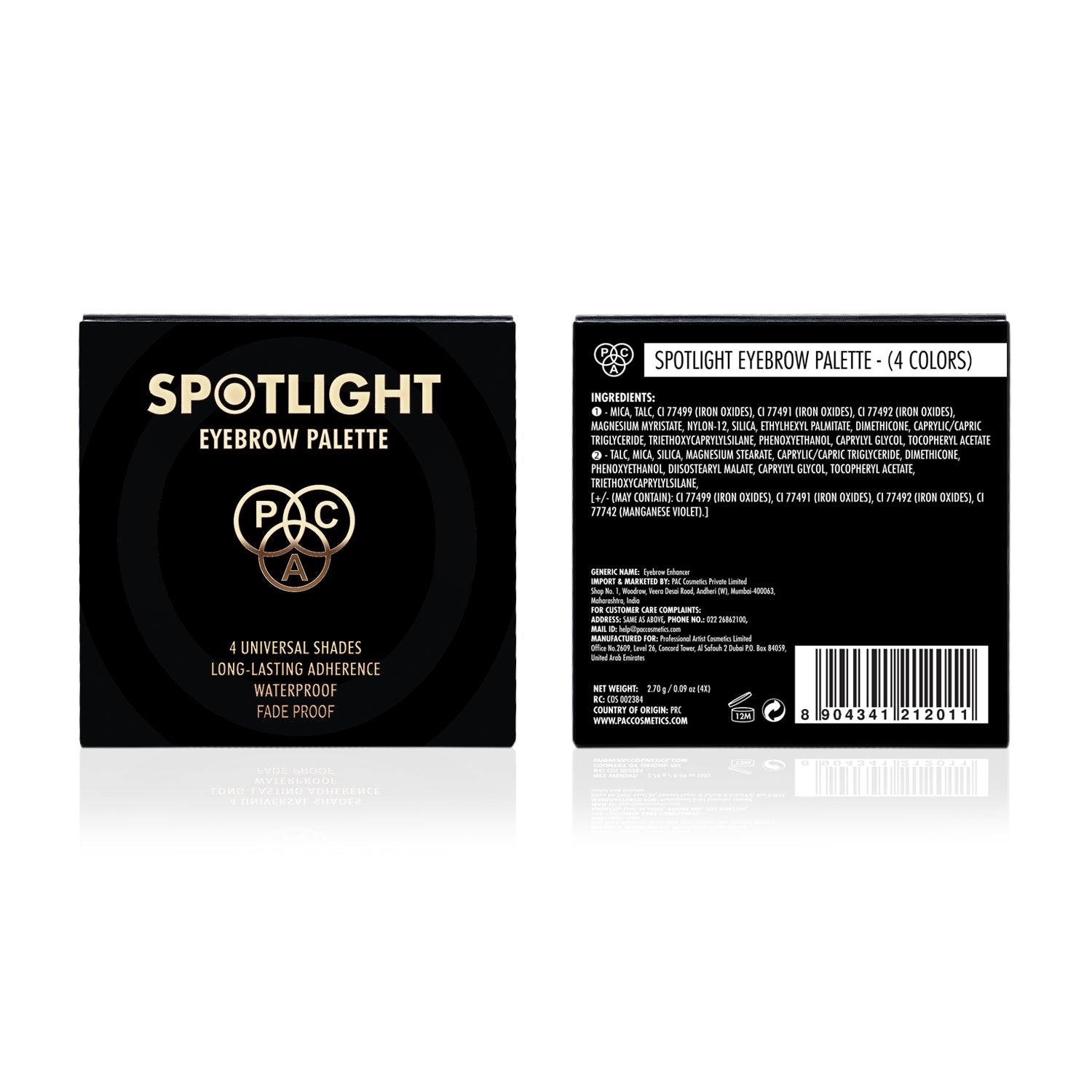 Spotlight Eyebrow Palette X4