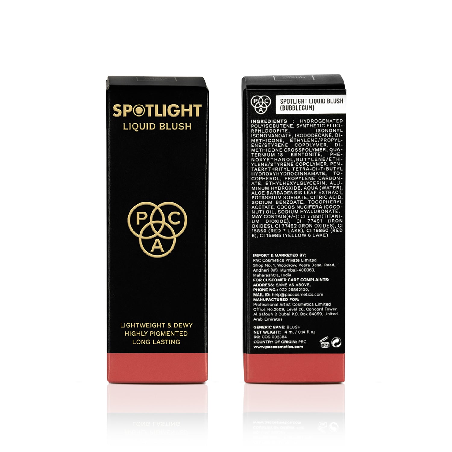 Pac Cosmetics Spotlight Liquid Blush #Color_Bubblegum