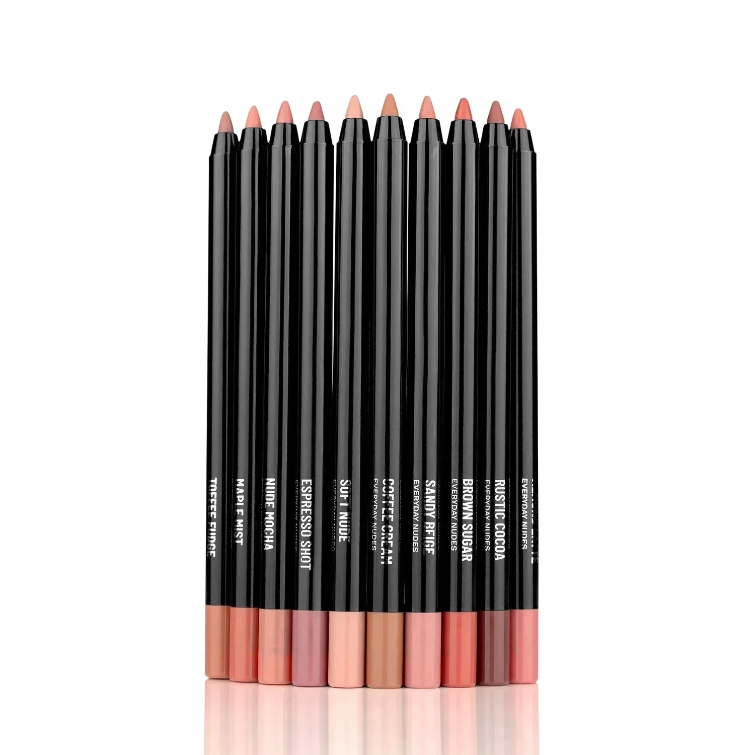 PAC 24H Lip Liner Kit (10 colors) #Color_Everyday Nudes