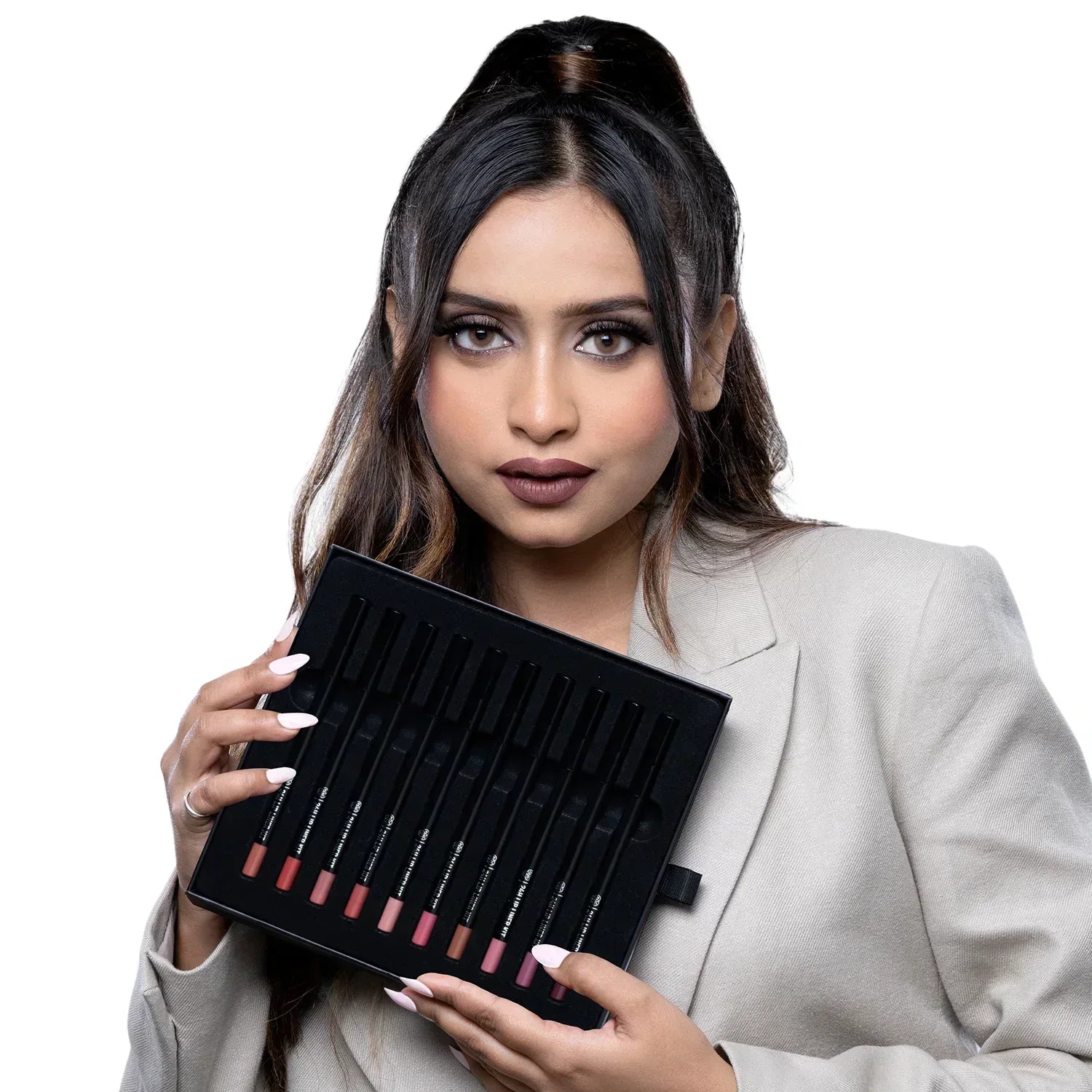 PAC 24H Lip Liner Kit (10 colors) #Color_Everyday Nudes