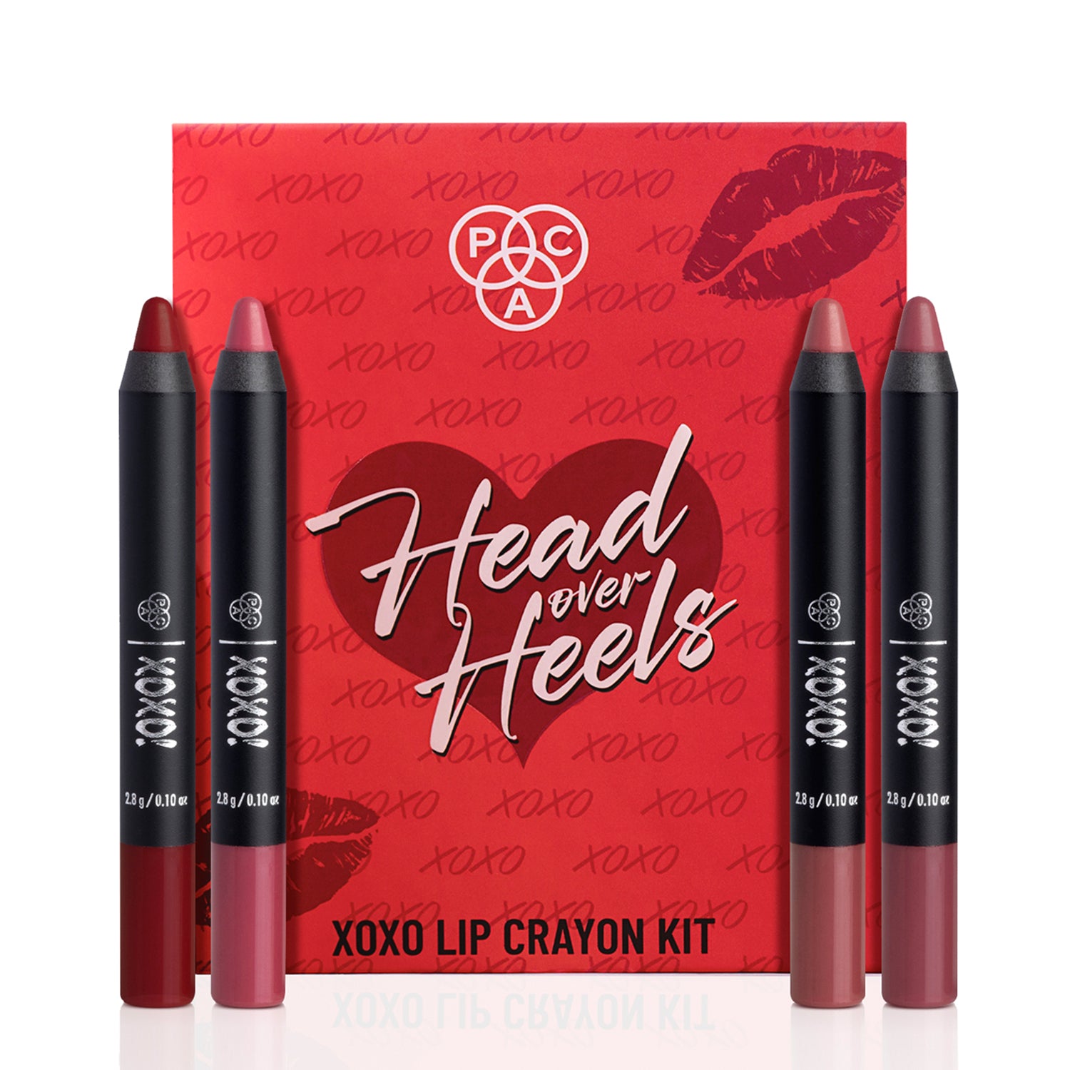 PAC Cosmetics XOXO Lip Crayon KIt #Color_Head Over Heels