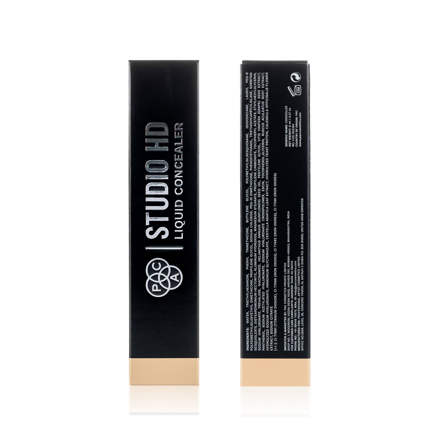 PAC Studio HD Liquid Concealer #Color_HD LIGHT 100