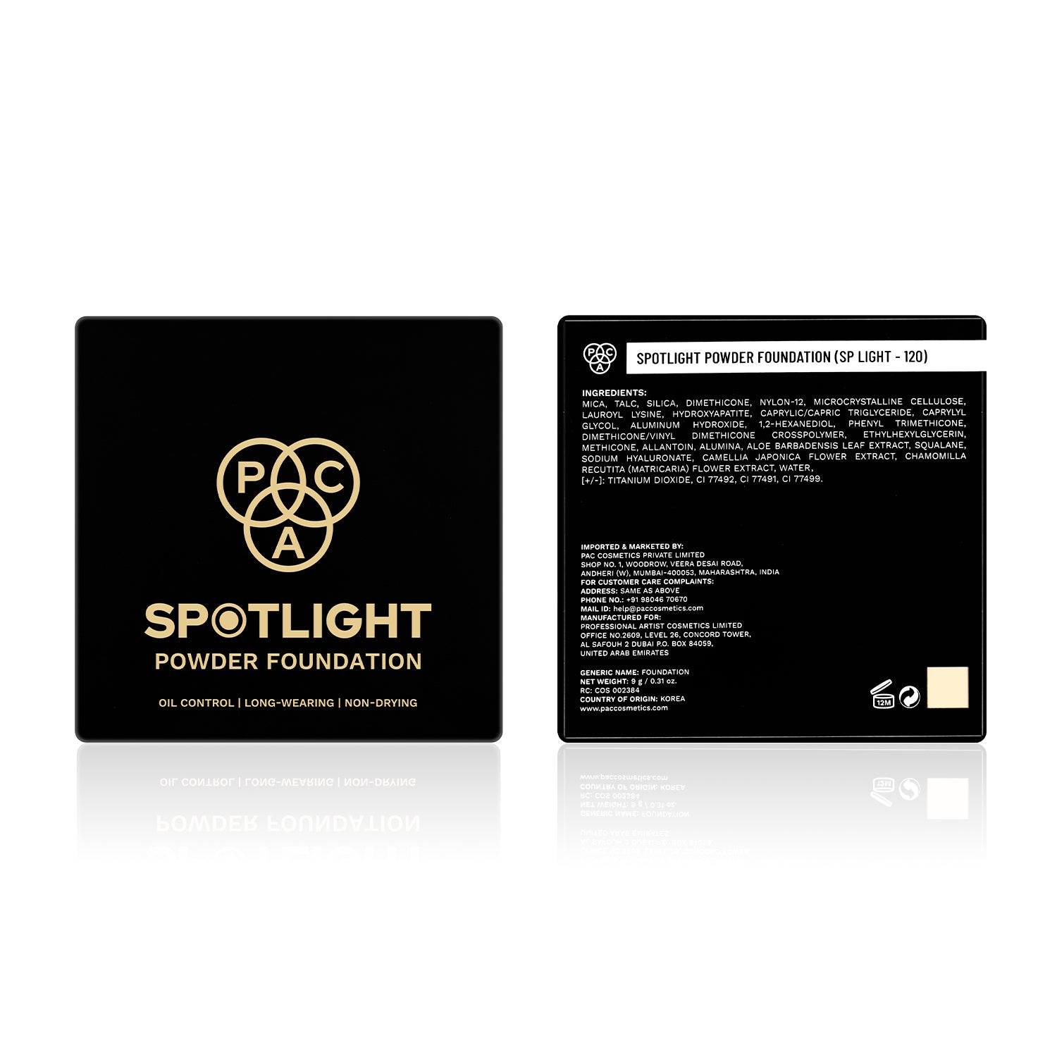 PAC Spotlight Powder Foundation #Color_SP Light - 160