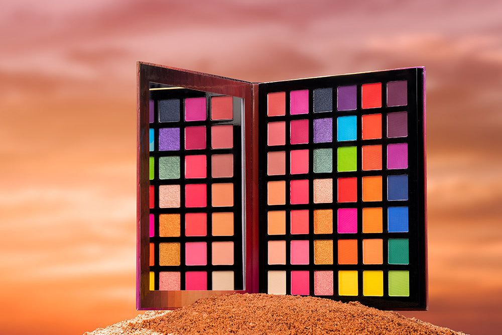 Our Newest Prism Eyeshadow X42 - Sunset, the perfect Eyeshadow Palette for Pros