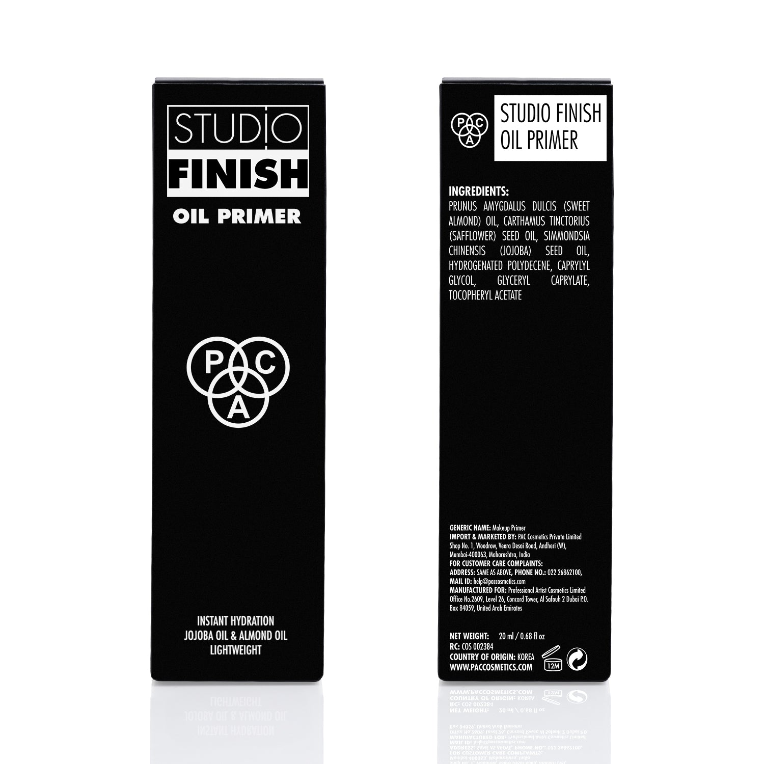 PAC Cosmetics Studio Finish Oil Primer (20 ml)