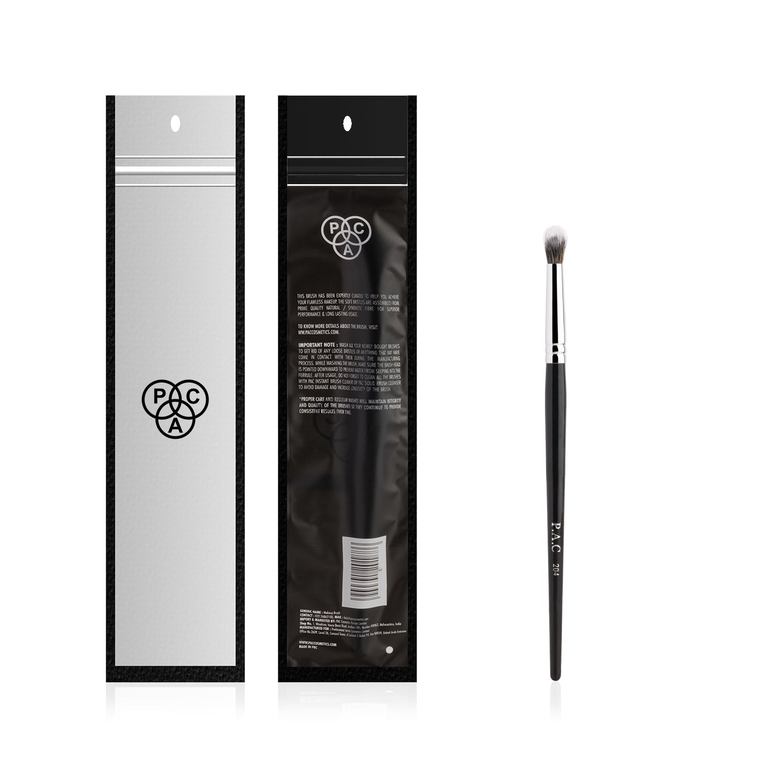 PAC Cosmetics Eyeshadow Blending Brush 204