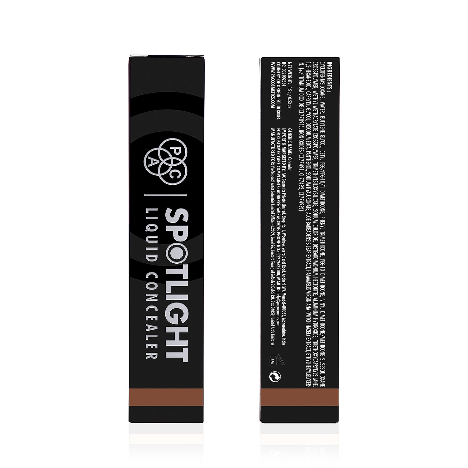 PAC Cosmetics Spotlight Liquid Concealer (15 gm) #Color_14 (Hot Chocolate)