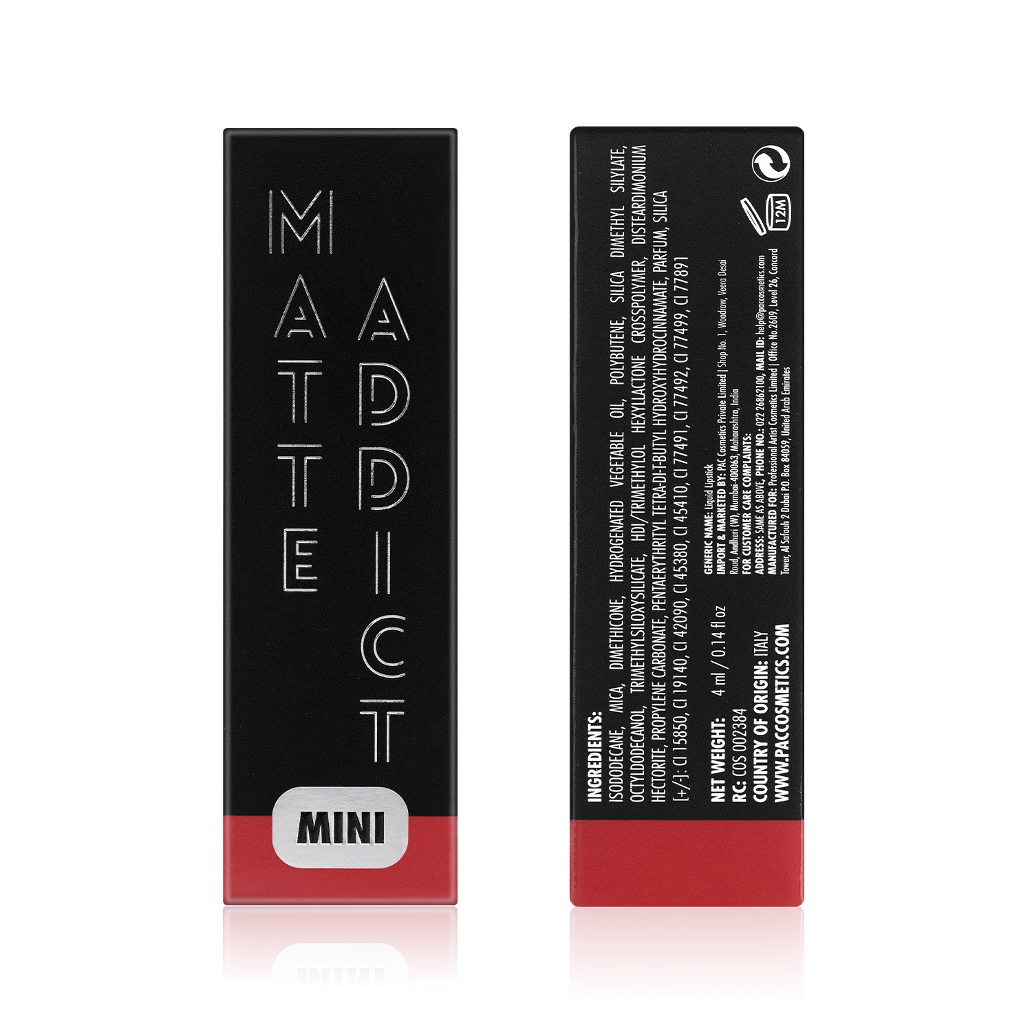 PAC Cosmetics Matte Addict #Size_4 ml+#Color_Troublesome