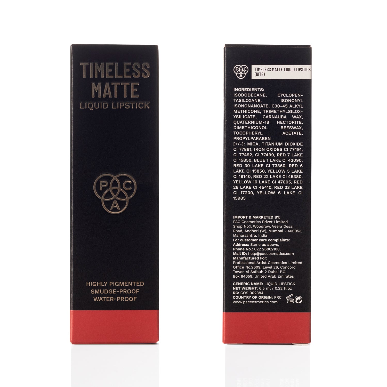 PAC Cosmetics Timeless Matte #Size_6.5 ml+#Color_Bite