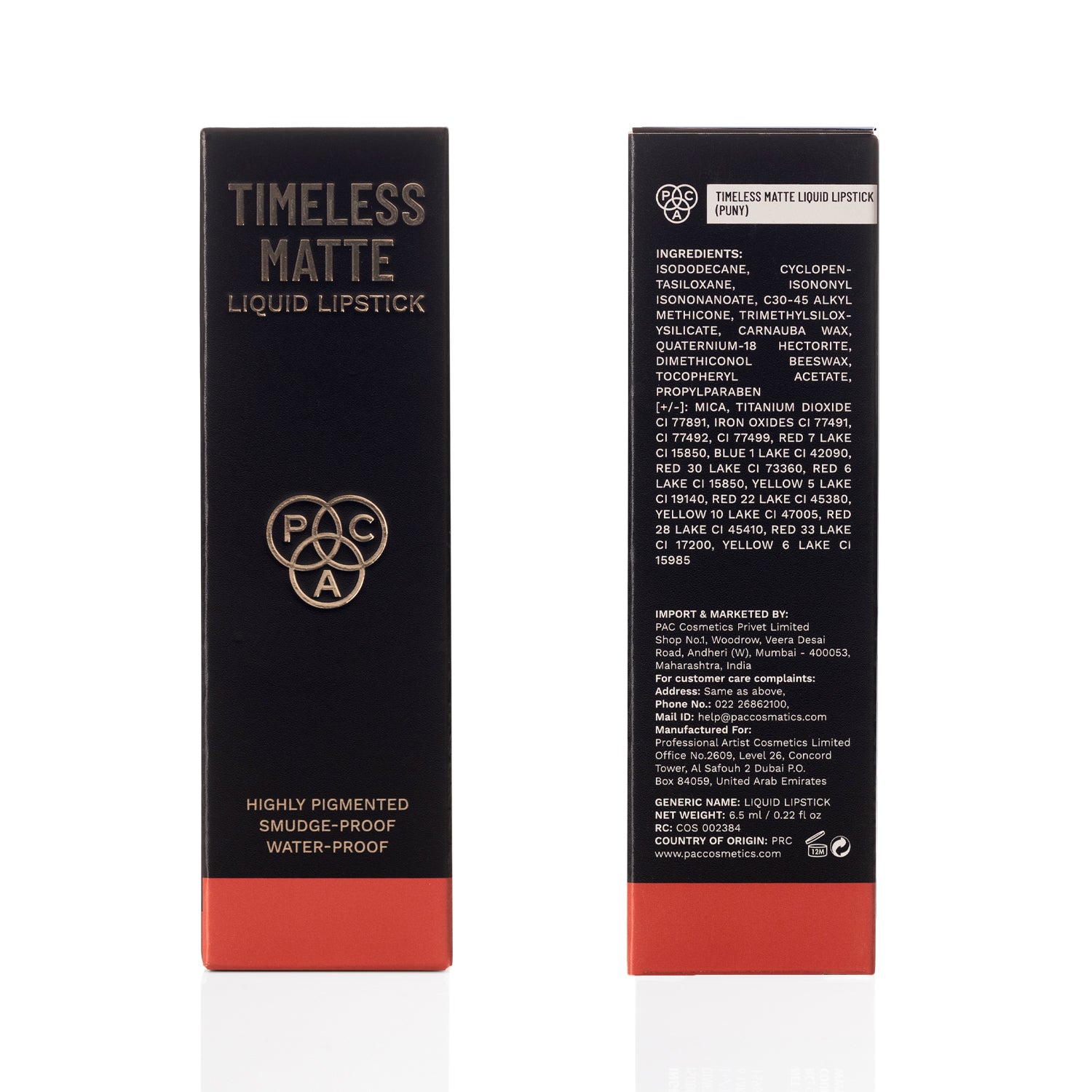 PAC Cosmetics Timeless Matte #Size_6.5 ml+#Color_Puny