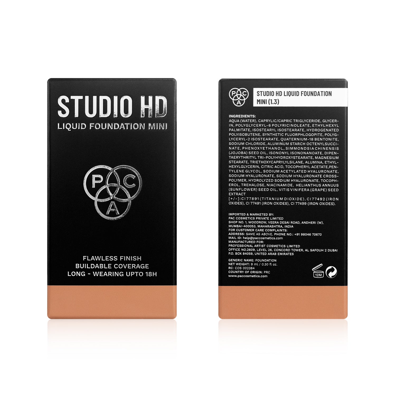 PAC Studio HD Liquid Foundation Mini #Color_1.3