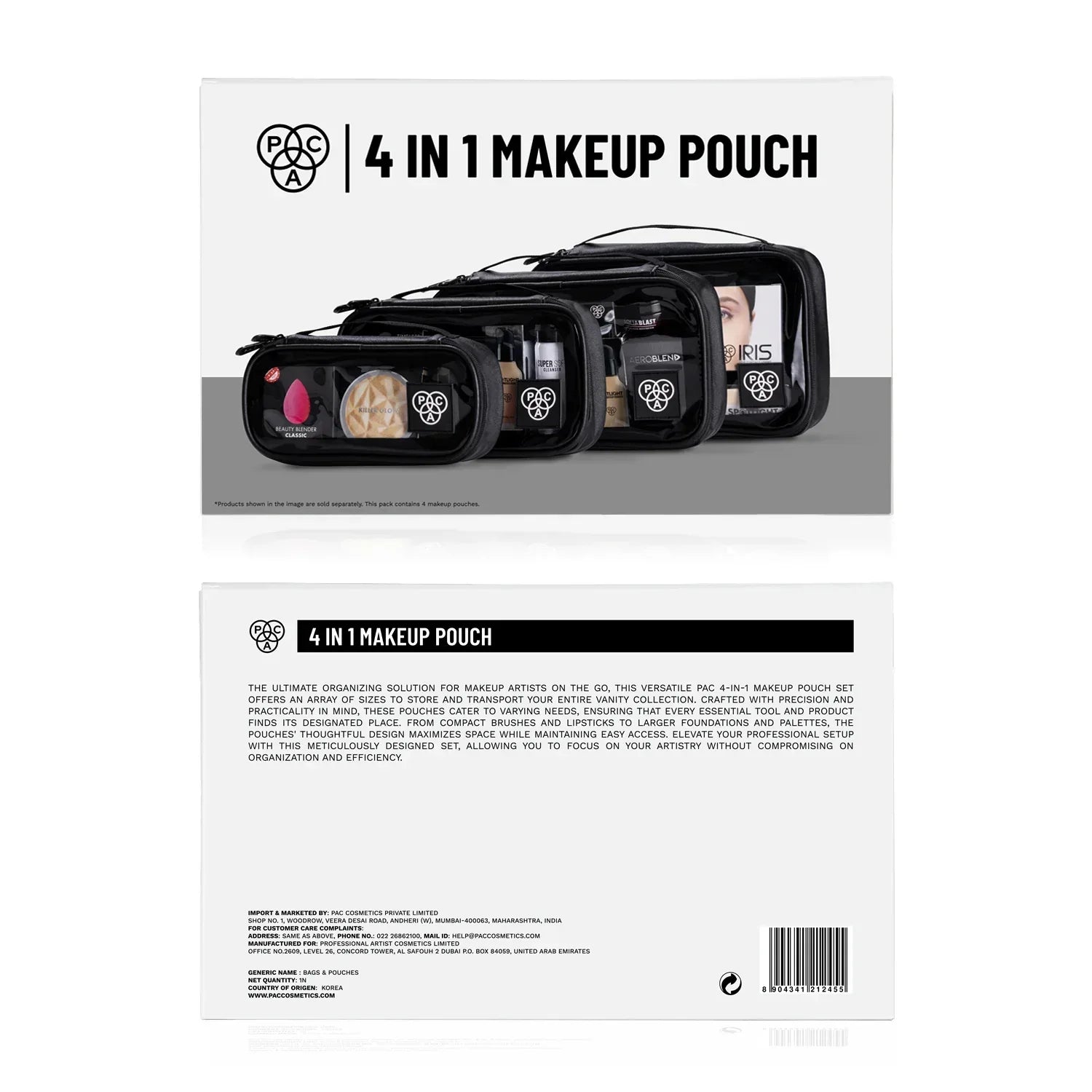 4 in 1 Makeup Pouch
