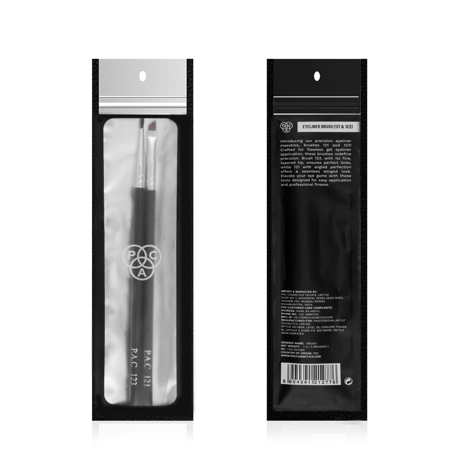 Eyeliner Brush Combo (121 & 123)