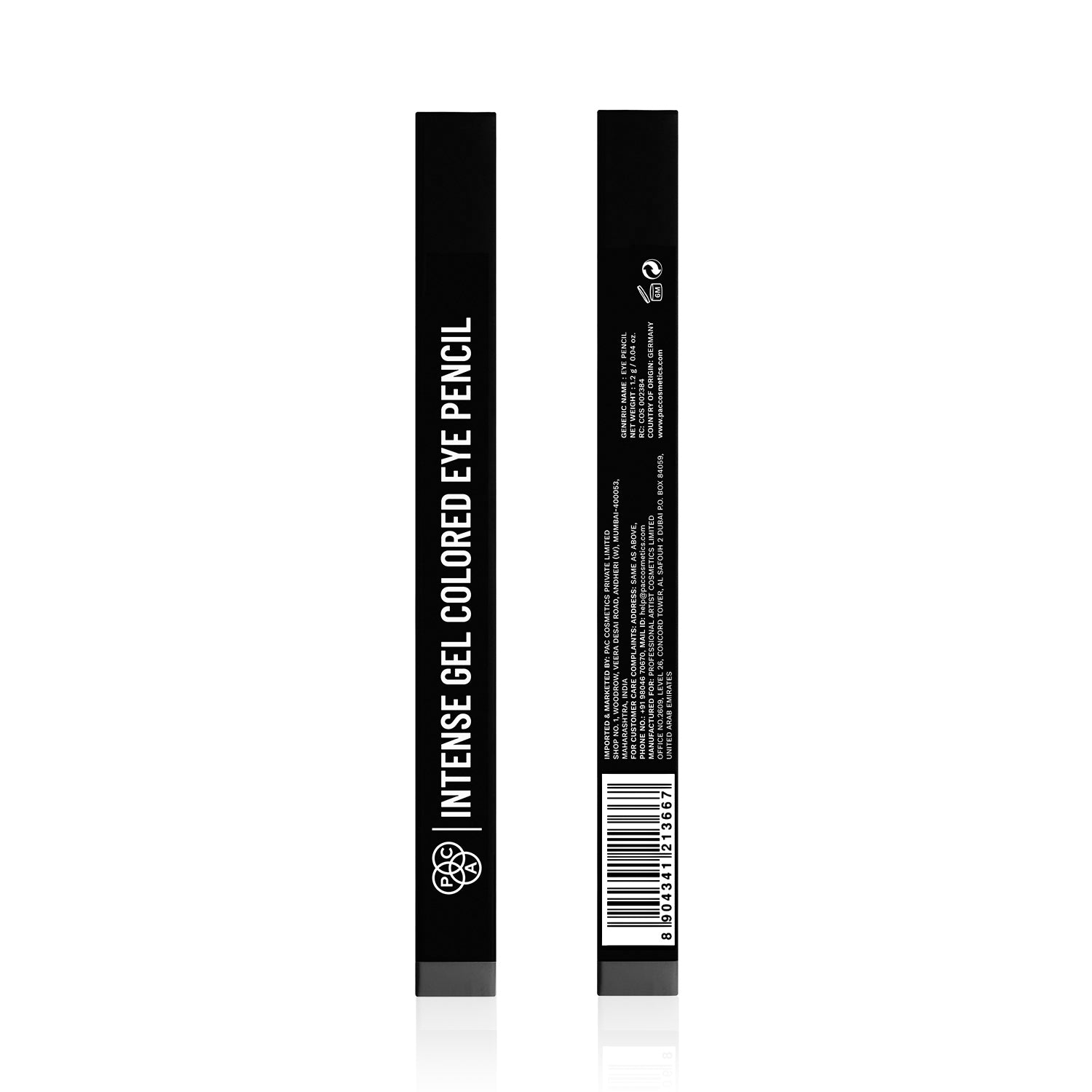 PAC Intense Gel Colored Eye Pencil #Color_Jet Black