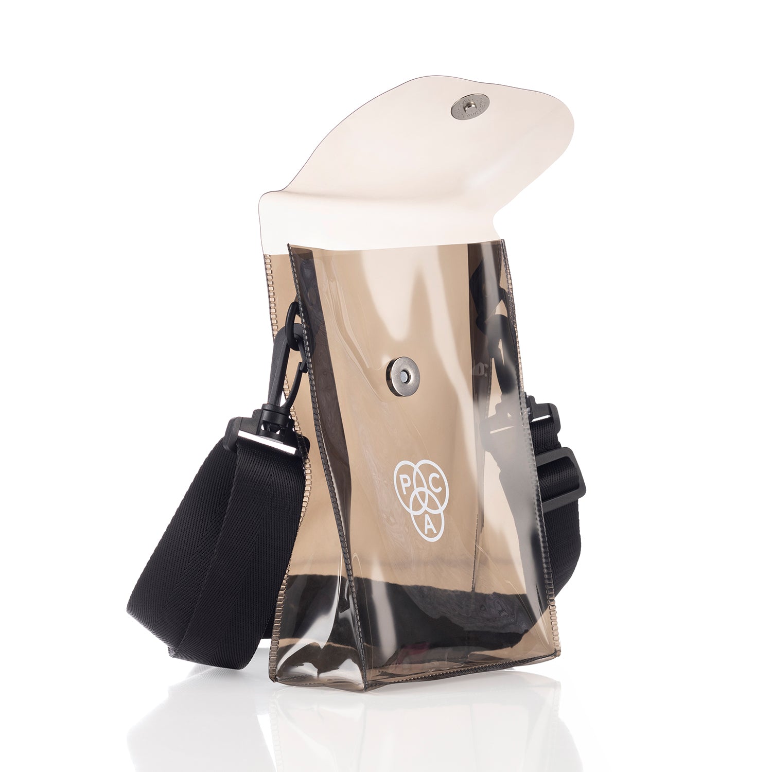 PAC Mini Transparent Makeup Sling Bag  #Color_Black