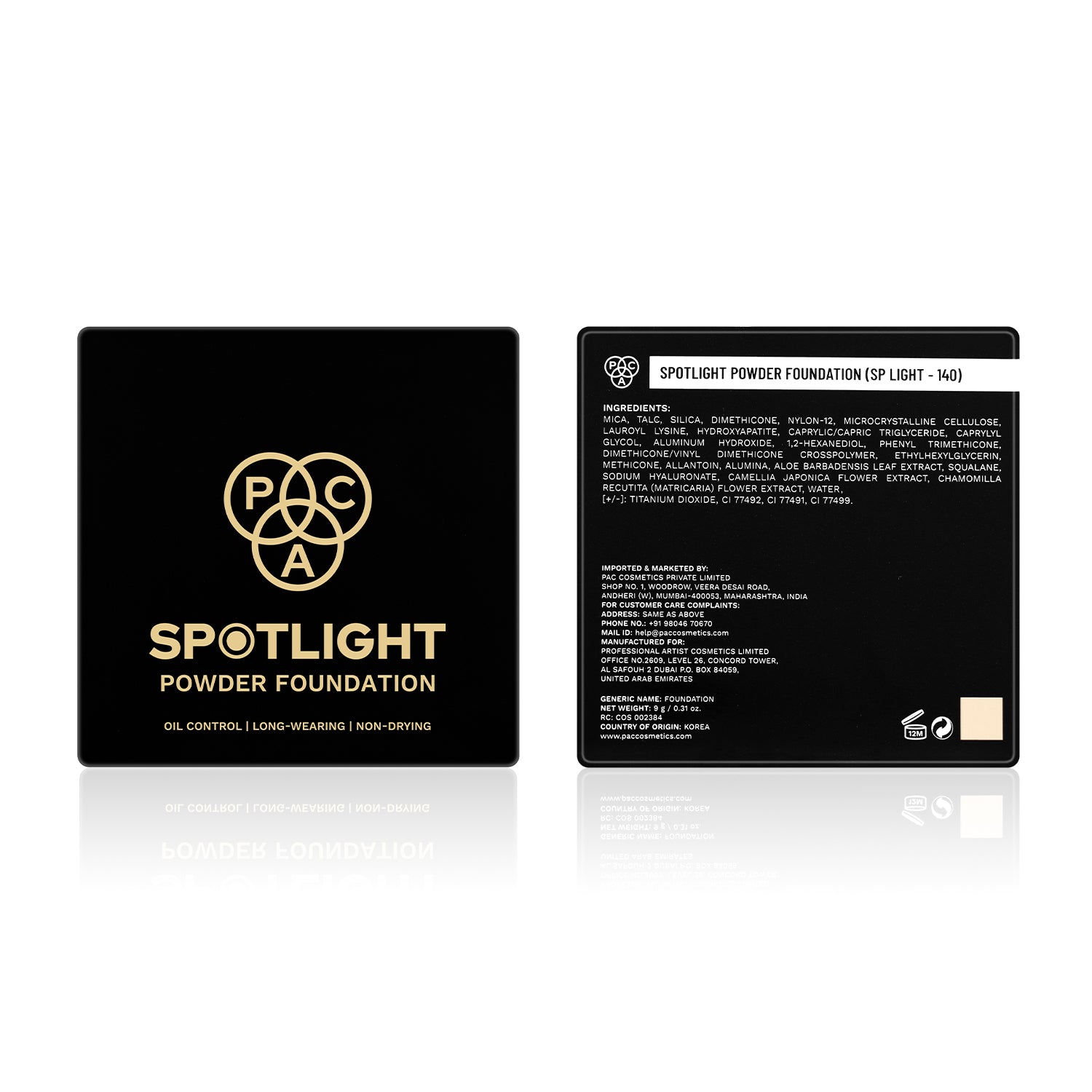 PAC Spotlight Powder Foundation #Color_SP Medium - 200
